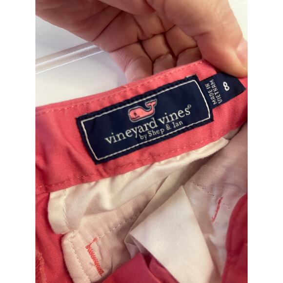 Vineyard Vines Salmon Khaki Pants Chinos Preppy Size Boys 8 - Picture 3 of 6